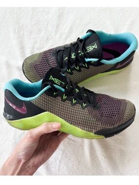 Nike Metcon Training Shoes Men’s Multicolor teal black size 9